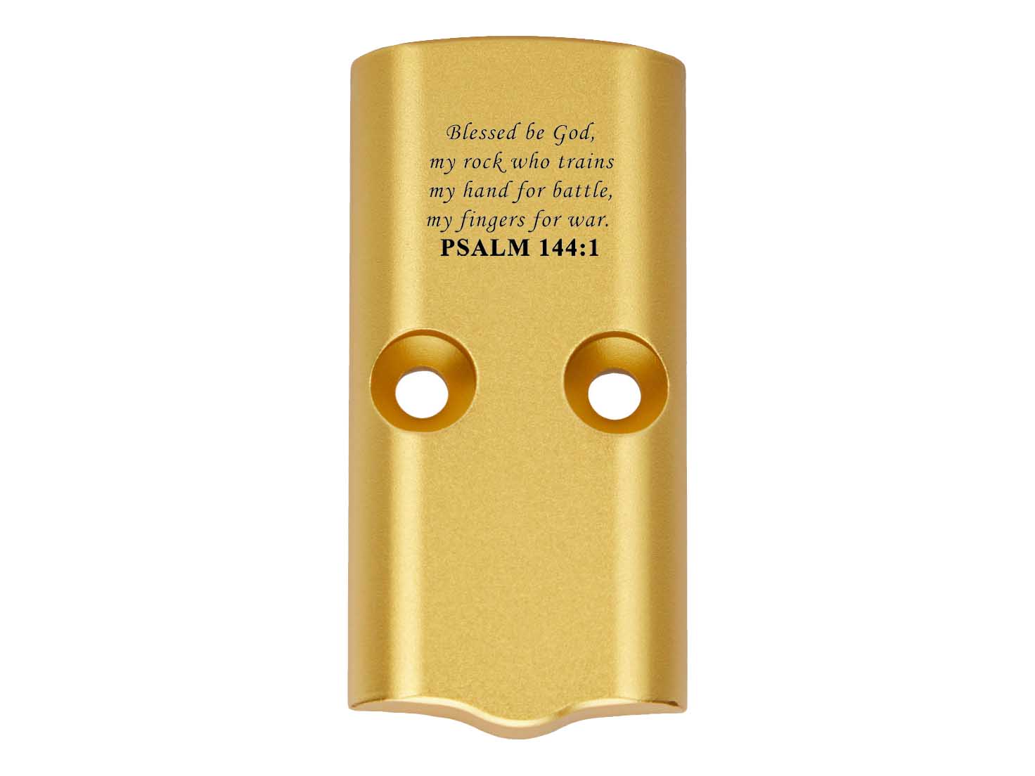 NDZ Springfield Hellcat OSP Pro RDP RMSc Cover Plate Aluminum Gold